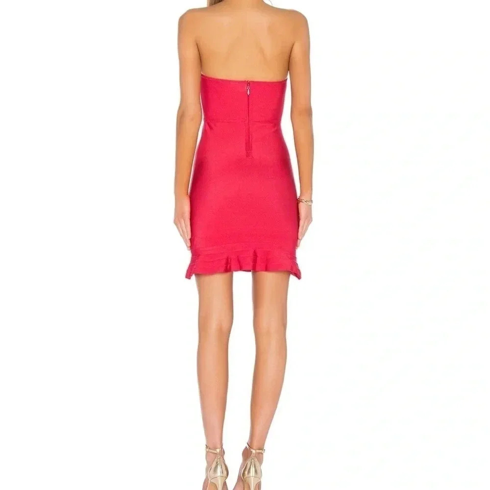 by the way NWOT ruffle bandage dress size XXS - Picture 2 of 3